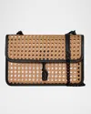 Rebecca Minkoff Megan Flap Cutout Shoulder Bag In Naturalblack