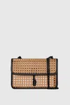 Rebecca Minkoff Megan Flap Shoulder With Caning Bag In White