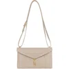Rebecca Minkoff Megan East-west Leather Crossbody Bag In Stone
