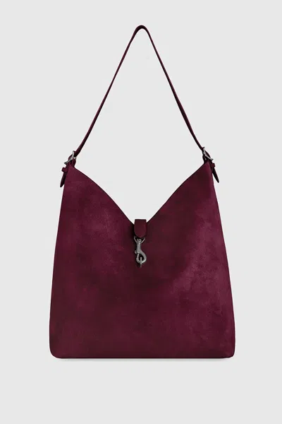 Rebecca Minkoff Megan Hobo Bag In Purple