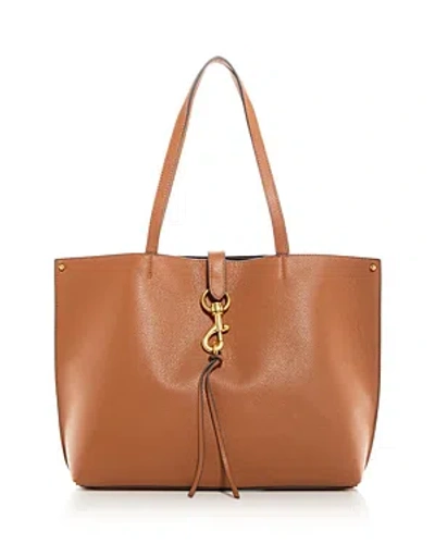 Rebecca Minkoff Megan Leather Tote In Caramello
