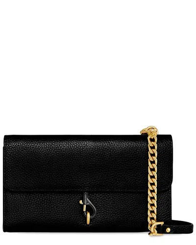 Rebecca Minkoff Megan Large Leather Wallet In Black