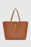Rebecca Minkoff Megan Large Leather Tote Bag In Brown