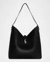 Rebecca Minkoff Megan Leather Hobo Bag In Black