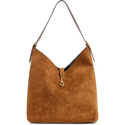 Rebecca Minkoff Megan Leather Hobo Bag In Brown