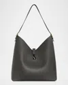 Rebecca Minkoff Megan Leather Hobo Bag In Shadow