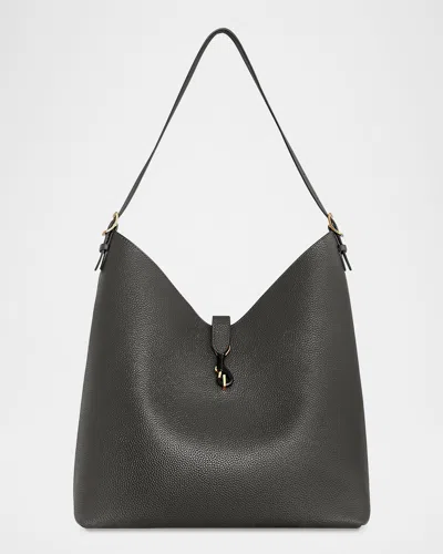 Rebecca Minkoff Megan Leather Hobo Bag In Shadow