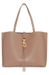 Rebecca Minkoff Megan Leather Tote Bag In Blushing
