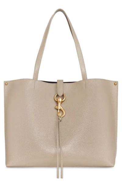 Rebecca Minkoff Megan Leather Tote Bag In Stone