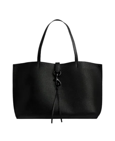 Rebecca Minkoff Megan Magnetic Snap Extra-large Tote Bag In Black