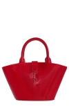 Rebecca Minkoff Megan Micro Fan Tote Bag In Red