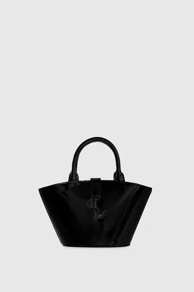 Rebecca Minkoff Megan Micro Fan Tote Bag In Black