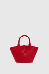 Rebecca Minkoff Megan Micro Fan Tote Bag In Siren