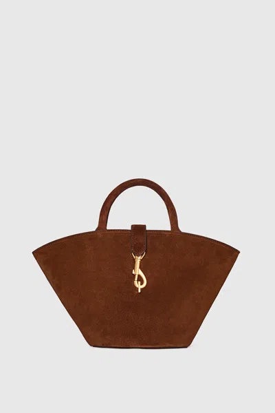 Rebecca Minkoff Megan Mini Fan Tote Bag In Cannella