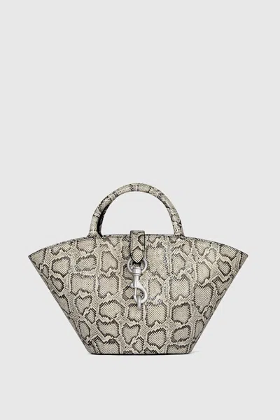 Rebecca Minkoff Megan Mini Fan Tote Bag In Multicolor