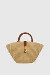 Rebecca Minkoff Megan Mini Fan Tote Bag In White