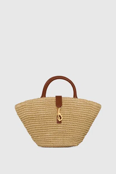 Rebecca Minkoff Megan Mini Fan Tote Bag In White