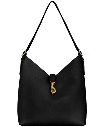 Rebecca Minkoff Megan Mini Hobo Bag In Black