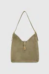 Rebecca Minkoff Megan Mini Hobo Bag In Green