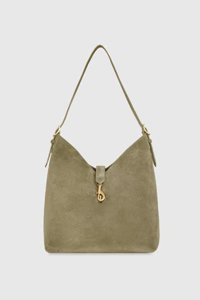 Rebecca Minkoff Megan Mini Hobo Bag In Green