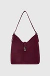 Rebecca Minkoff Megan Mini Hobo Bag In Purple