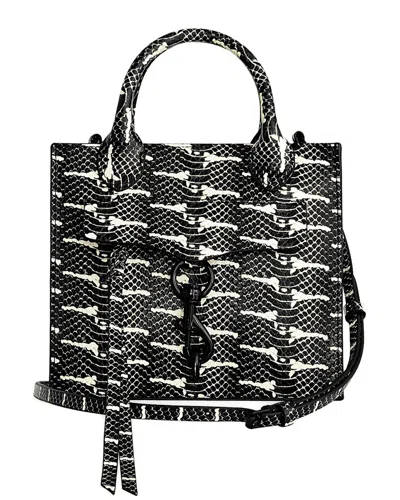 Rebecca Minkoff Megan Mini Leather Tote In Black
