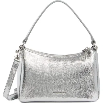 Rebecca Minkoff Megan Mini Shoulder Bag In Silver