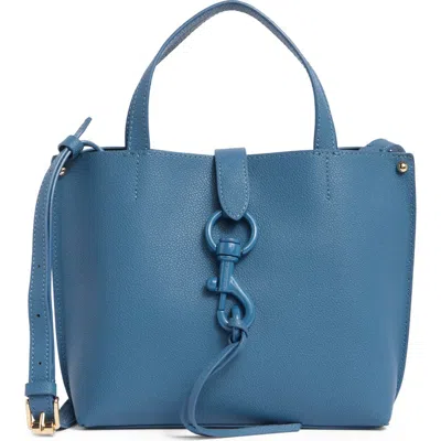 Rebecca Minkoff Megan Mini Tote Crossbody Bag In Cielo