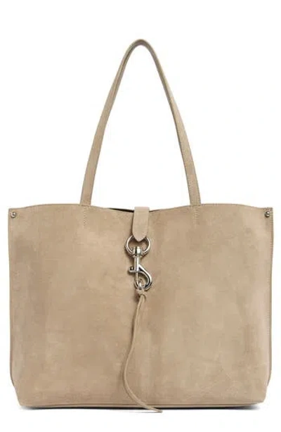 Rebecca Minkoff Megan Suede Tote In Clay