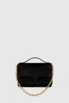 Rebecca Minkoff Megan Top Handle With Chain Bag In Black