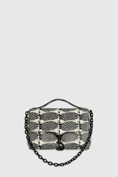 Rebecca Minkoff Megan Top Handle With Chain Bag In Multicolor