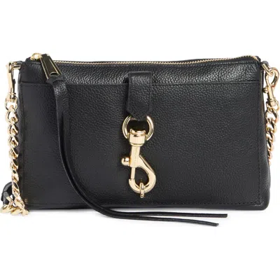 Rebecca Minkoff Megan Top Zip Crossbody Bag In Black