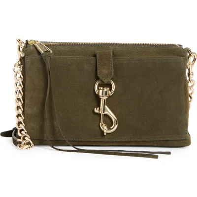 Rebecca Minkoff Megan Top Zip Crossbody Bag In Green