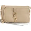 Rebecca Minkoff Megan Top Zip Crossbody Bag In Sand