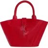 Rebecca Minkoff Micro Megan Fan Faux Leather Tote