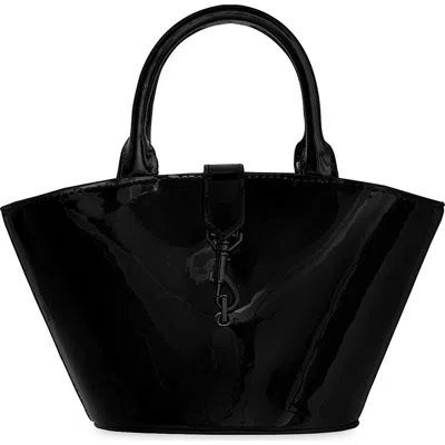 Rebecca Minkoff Micro Megan Fan Faux Leather Tote