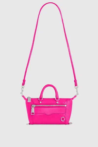 Rebecca Minkoff Micro Mini M.a.b. Bag In Pink