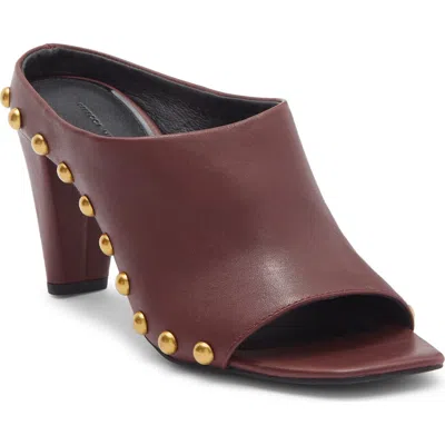 Rebecca Minkoff Milan Studded Mule In Burgundy
