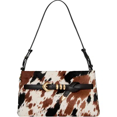 Rebecca Minkoff Miller Medium Calf Hair Shoulder Bag In Brown