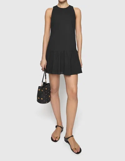 Rebecca Minkoff Mindy Mini Dress In True Black