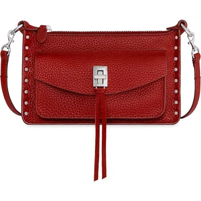 Rebecca Minkoff Mini Darren Top Zip Leather Crossbody Bag