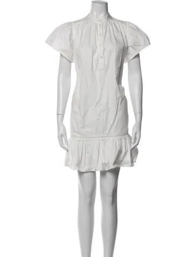 Pre-owned Rebecca Minkoff Mini Dress In White