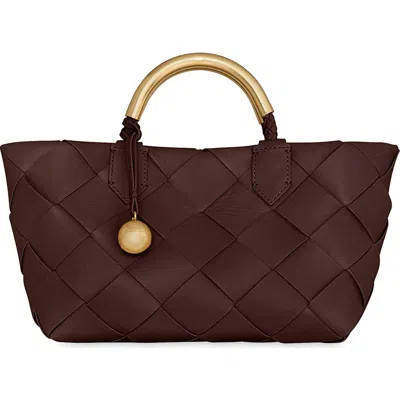 Rebecca Minkoff Mini Frankie Woven Leather Tote
