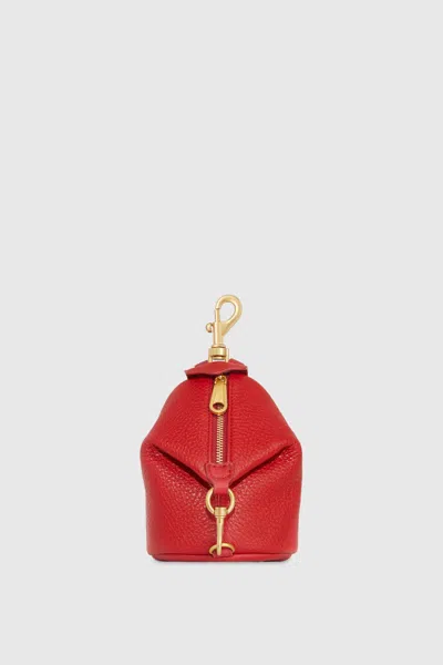 Rebecca Minkoff Mini Julian Key Fob In Red