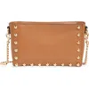 Rebecca Minkoff Mini Mab Stud Crossbody Bag In Brown