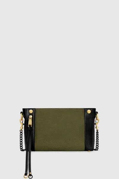 Rebecca Minkoff Mini M.a.b Surplus Crossbody Bag In Verde