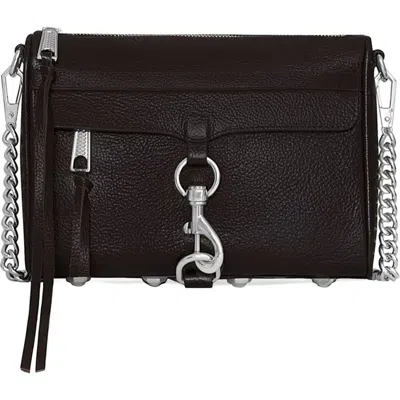 Rebecca Minkoff Mini Mac Convertible Leather Crossbody Bag In Brown