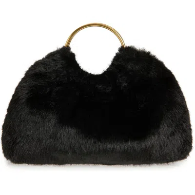 Rebecca Minkoff Mini Madeleine Top Handle Bag In Black