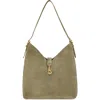 Rebecca Minkoff Mini Megan Leather Hobo Bag In Green