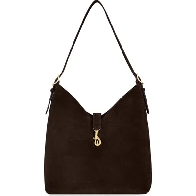 Rebecca Minkoff Mini Megan Leather Hobo Bag In Brown
